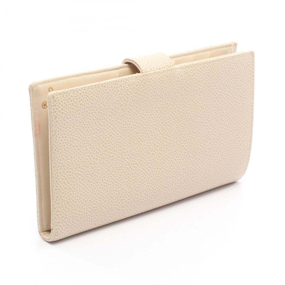 CHANEL Authentic White Caviar Leather Logo Wallet - Picture 2 of 9